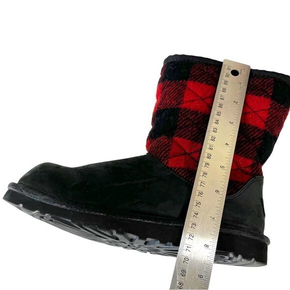 UGG Buffalo Plaid Sherpa Lined Boots - Picture 9 of 12